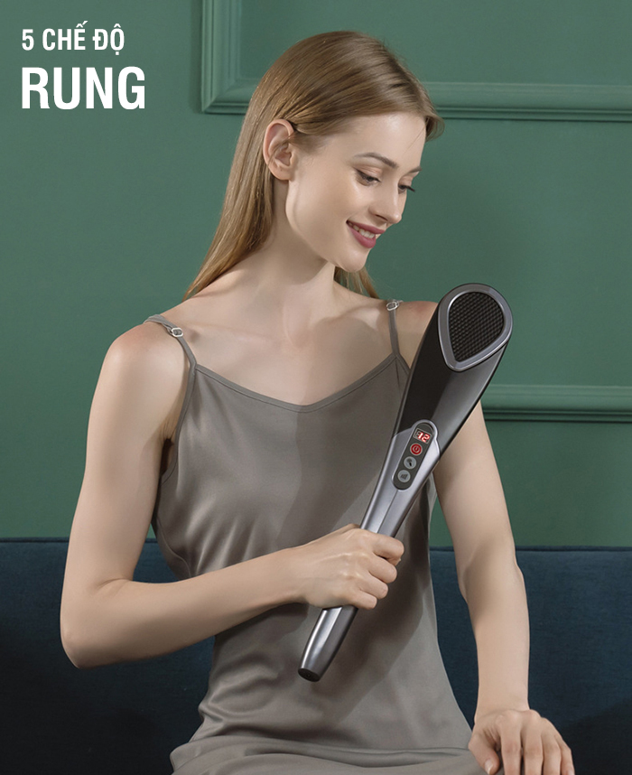 Máy massage cầm tay pin sạc Puli PL-621DC3