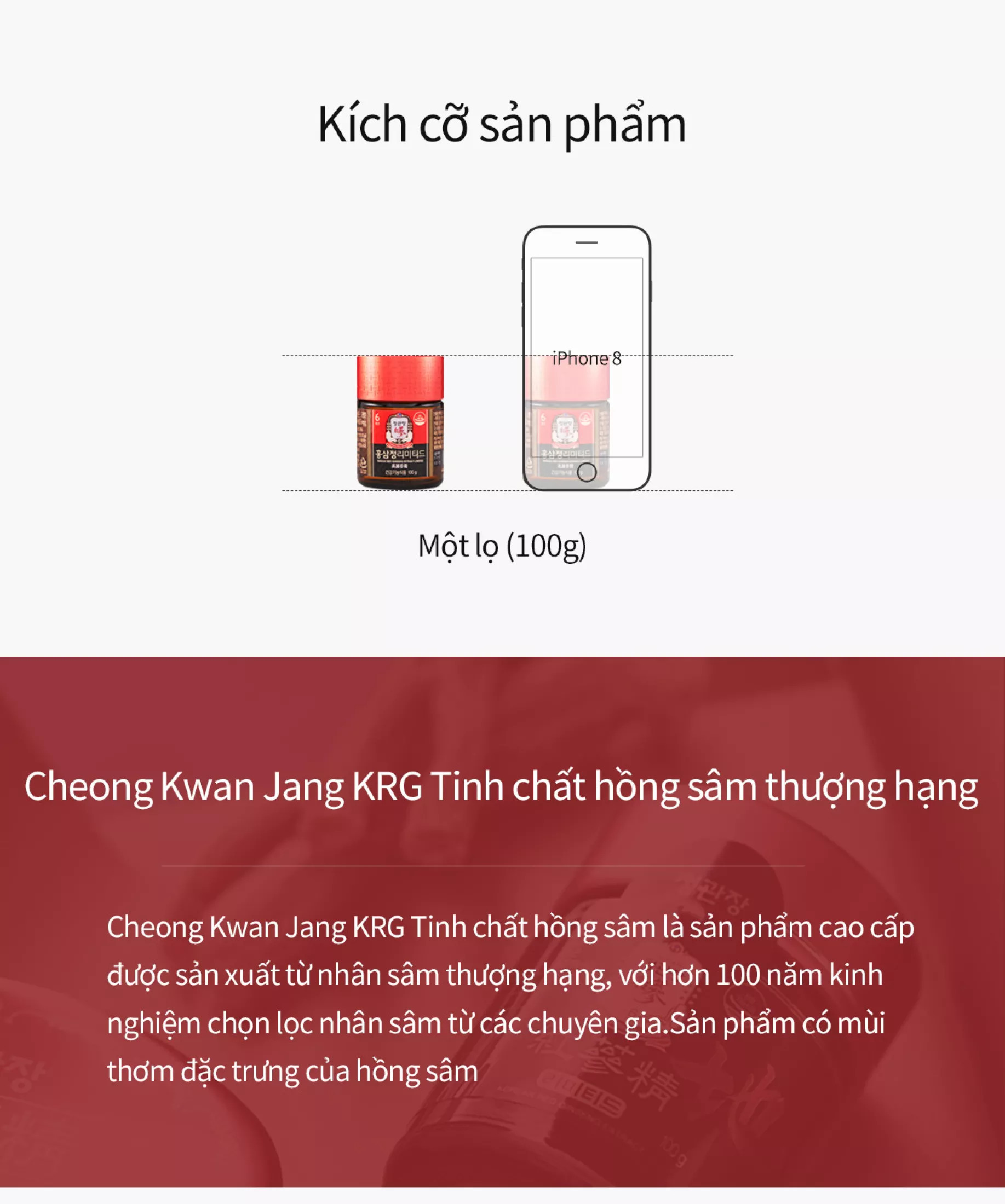 thực phẩm bảo vệ sức khỏe tinh chất hồng sâm thượng hạng kgc cheong kwan jang krg extract limited (100g) 5