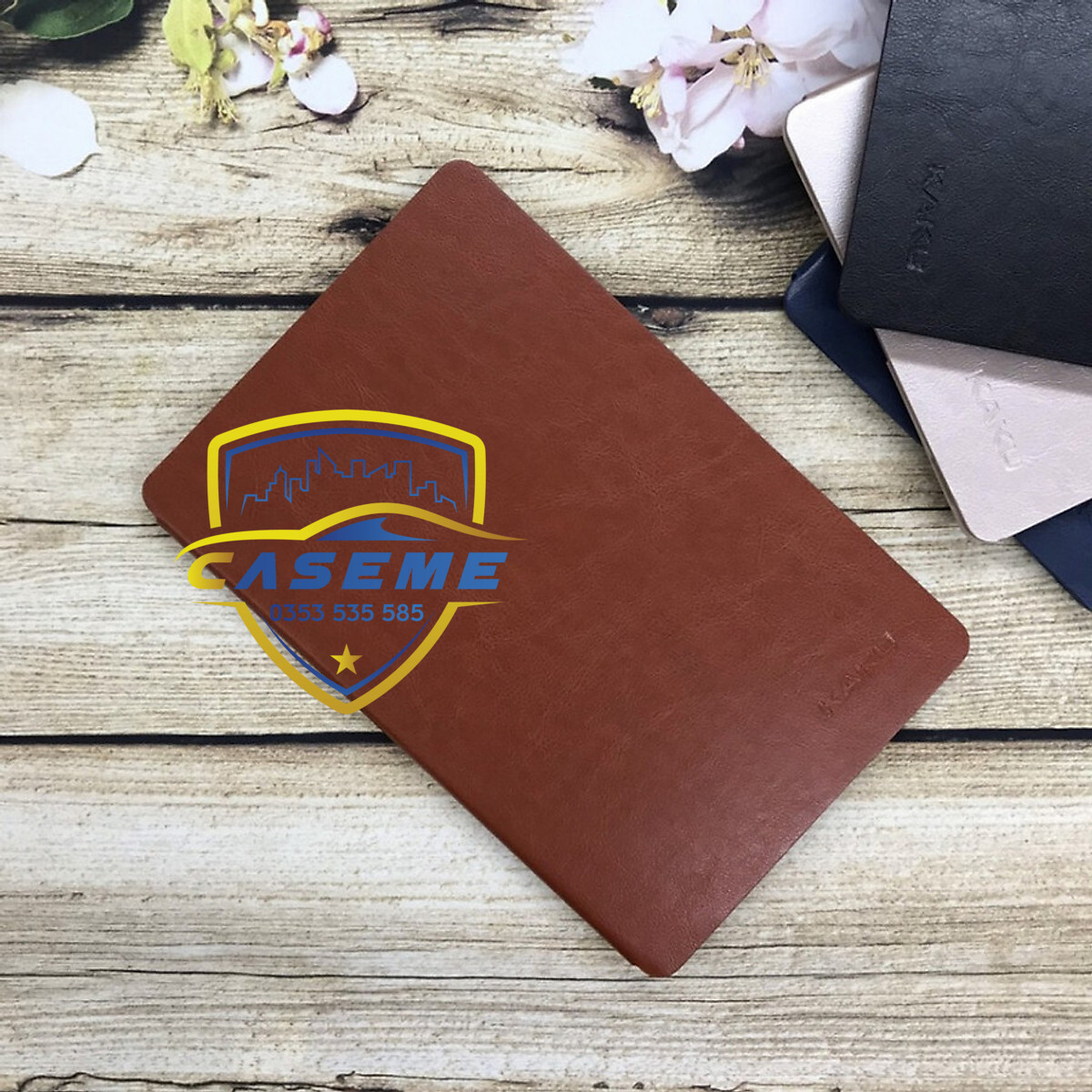 Bao da gập dành cho Samsung Tab A8 - X200 10.5 inch (2021) lưng cứng hàng chính hãng Kakusiga