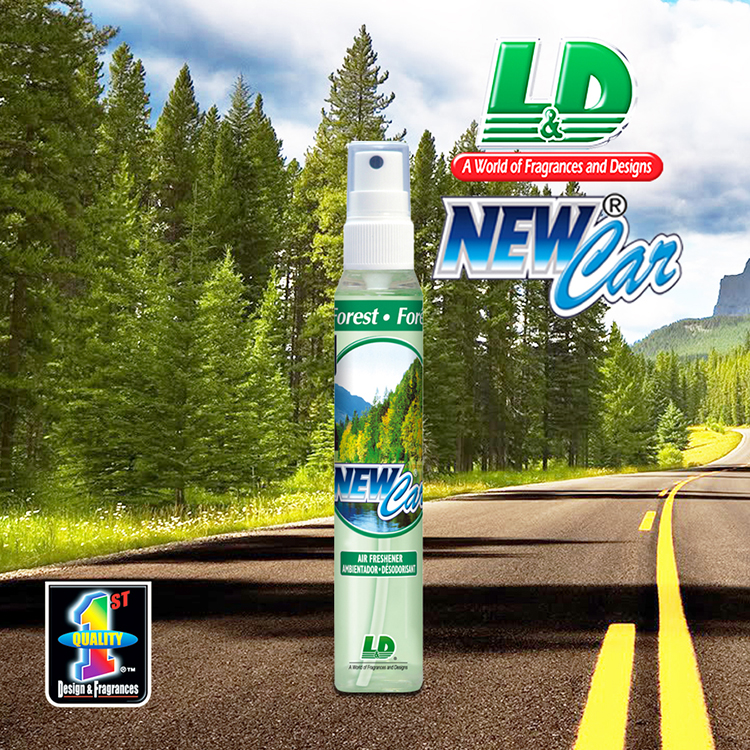 Nước hoa ô tô dạng xịt L&D NEW CAR Forest 60ml