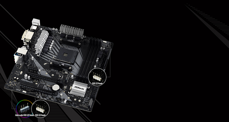 Bo Mạch Chủ Mainboard ASRock B450M Pro4-F Socket AM4 - Hàng Chính Hãng