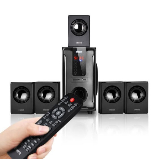 ENKOR H3811B 5.1-channel multimedia computer notebook Bluetooth speaker TV audio card subwoofer with FM radio