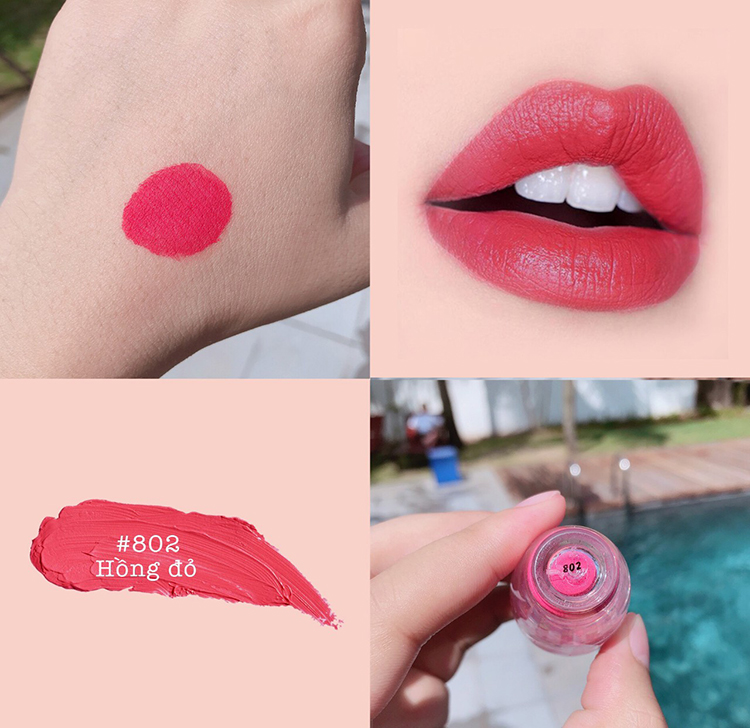 Son Môi Dạng Bột CHU LIPSTICK 35g - Tặng Kèm Túi Và Son Dưỡng