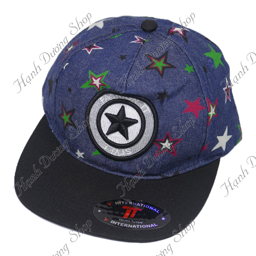 Nón kết hiphop Snapback năng động dành cho trẻ em từ 3 đến 5 tuổi, thiết kế mỏ bằng độc đáo - Hạnh Dương