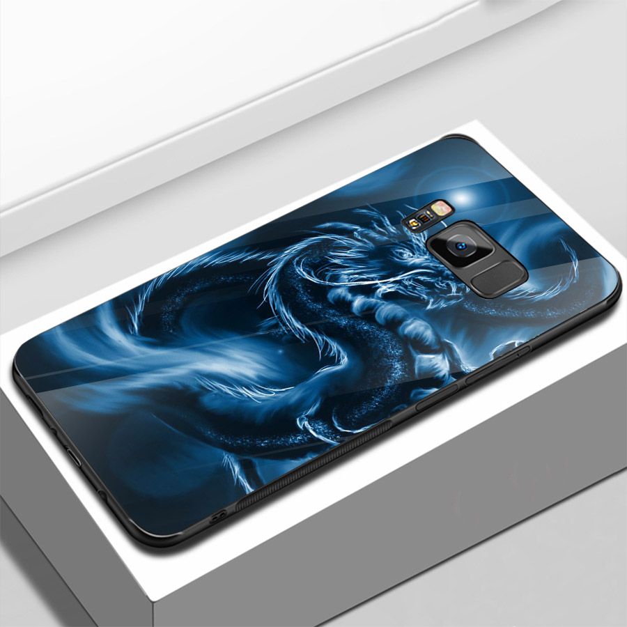 Ốp kính cường lực cho điện thoại Samsung Galaxy S8 Plus - long hổ MS LONG009