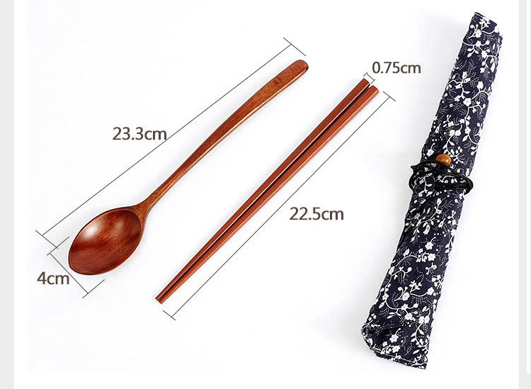 Bộ Muỗng Đũa Nhật Bản Ou Runzhe