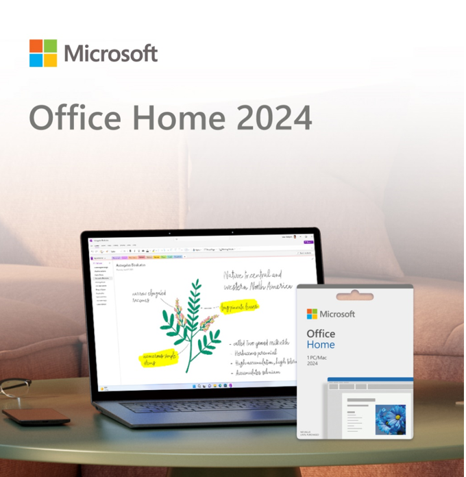 KEY ĐIỆN TỬ Phần mềm Office Home 2024 (EP2-06796) | Dùng vĩnh viễn | Dành cho 1 thiết bị | Word, Excel, PowerPoint