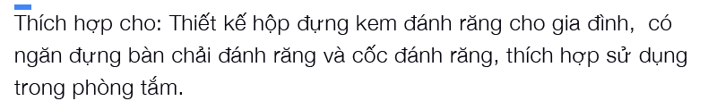 Bộ dụng cụ nhả kem đánh răng tự động HT SYS 3 cốc