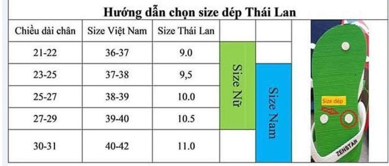 Dép Kẹp Zenstar Nữ Thái Lan Đi Biển Kiểu Xương Cá