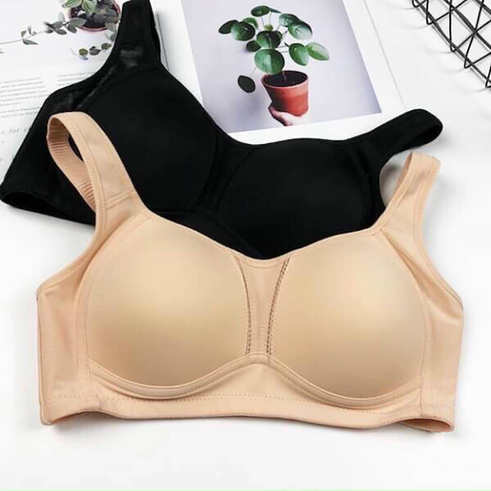 Áo Lót Đệm Mỏng Không Gọng Chống Tràn Ngực Nâng Đỡ Bầu Ngực Bản Dây To Che Phủ Tốt Dành Cho Ngực To Và Siêu To