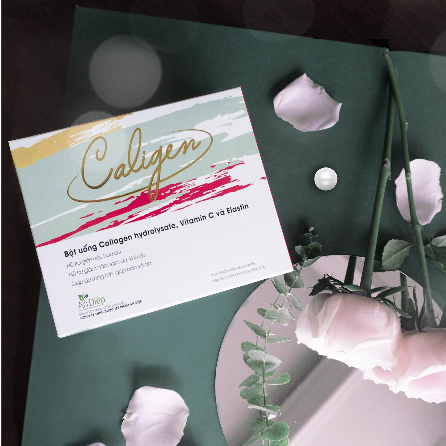 Bột uống Collagen hydrolysate , VitaminC và Elastin 