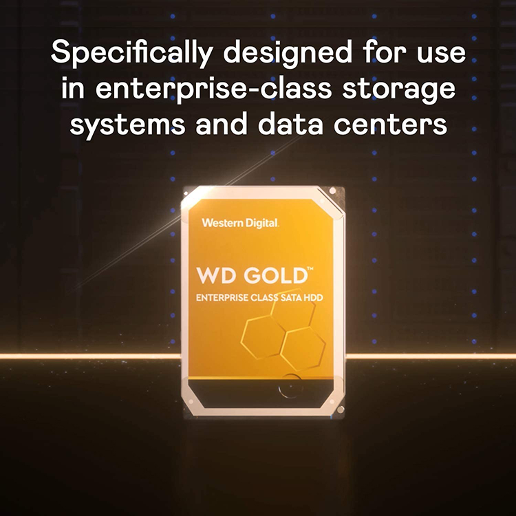 Ổ cứng Desktop WD HDD Gold 10TB WD102KRYZ - Hàng Chính Hãng