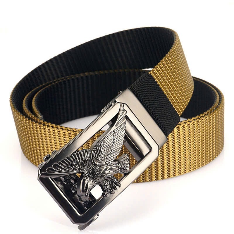 Dây nịt nam, thắt lưng nam dây dù cao cấp bền đẹp khóa đúc đặc tự động tiện lợi mẫu HOT