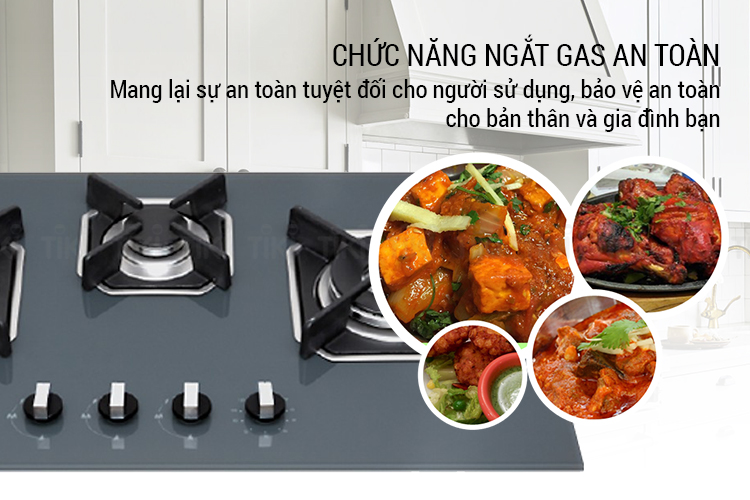 Bếp 3 Gas Âm Malloca AS 9603 DG - Hàng Chính Hãng