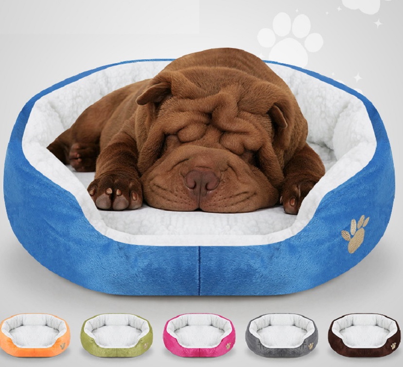 Nệm bông lông cừu cho chó mèo (Size 40x45cm phù hợp cho các bé dưới 6kg) 