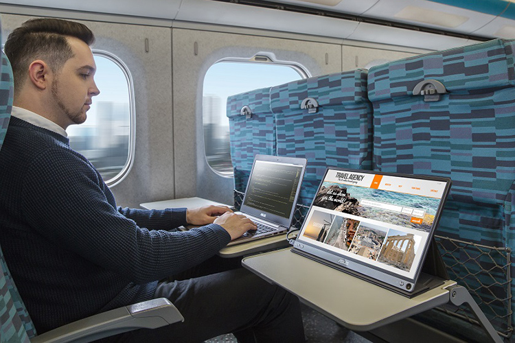 Màn Hình Di Động Asus ZenScreen MB16AC 16inch Full HD 5ms 60Hz IPS USB Type-C - Hàng Chính Hãng