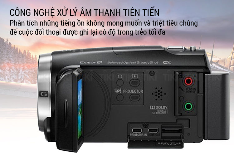 Máy Quay Sony PJ675 (Hàng Chính Hãng) - Tặng Thẻ 8GB + Túi Máy