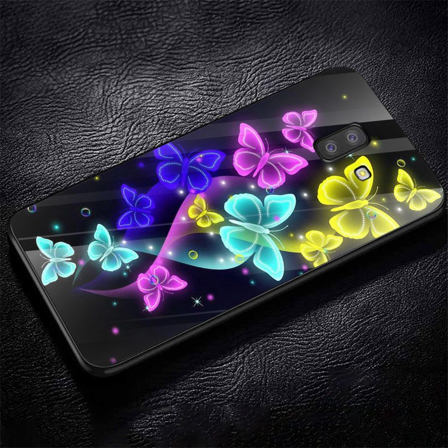 Ốp kính cường lực cho điện thoại Samsung Galaxy J4 - J6 - J6 PLUS - J6 PRIME - J8 - bướm đẹp MS ANH082