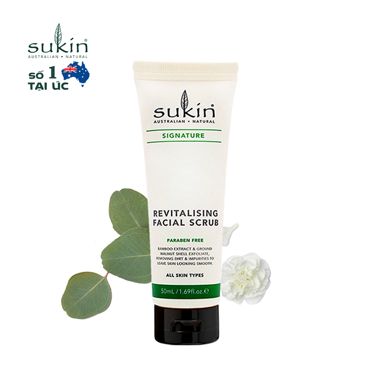 Kem Tẩy Tế Bào Chết Sukin Revitalising Facial Scrub (50ml)