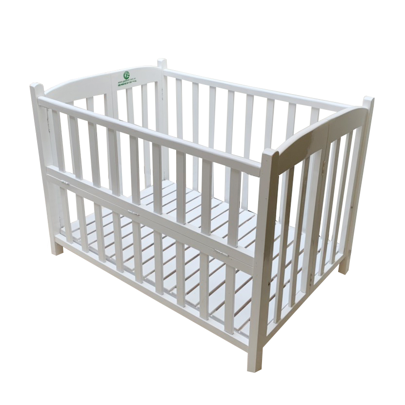 Cũi cho bé - Cũi sơn trắng GoldCat