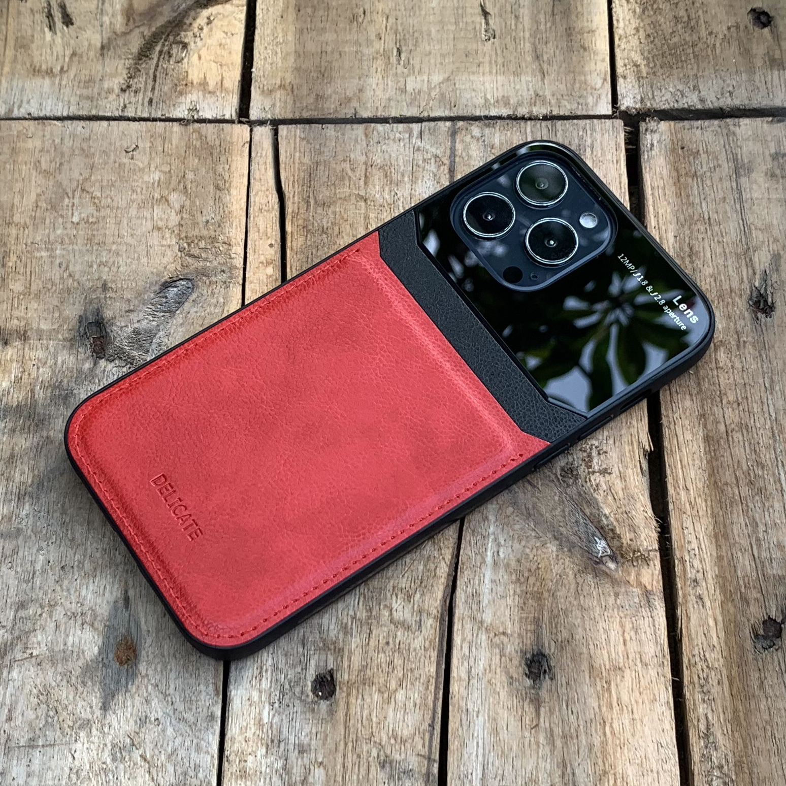 Ốp lưng da thời trang kết hợp MICA dành cho iPhone 13 / 13 Pro / 13 Pro Max / 13 Mini - Hàng nhập khẩu