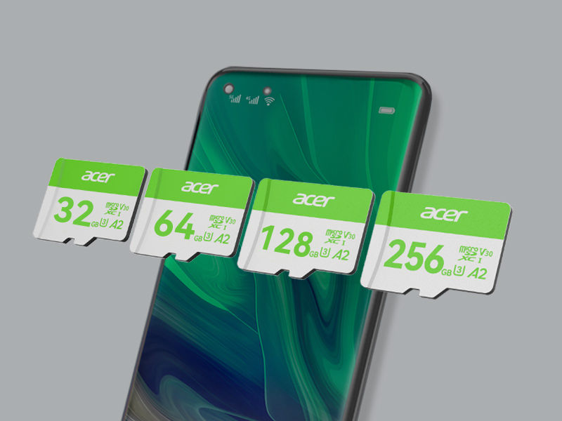 Thẻ nhớ Acer MicroSD Card MSC300 4K UHS-I tốc độ đọc/ghi lên đến 160/120MB/s - Hàng chính hãng bảo hành 5 năm | Thẻ nhớ camera chuyên nghiệp 64GB |128GB | 256GB