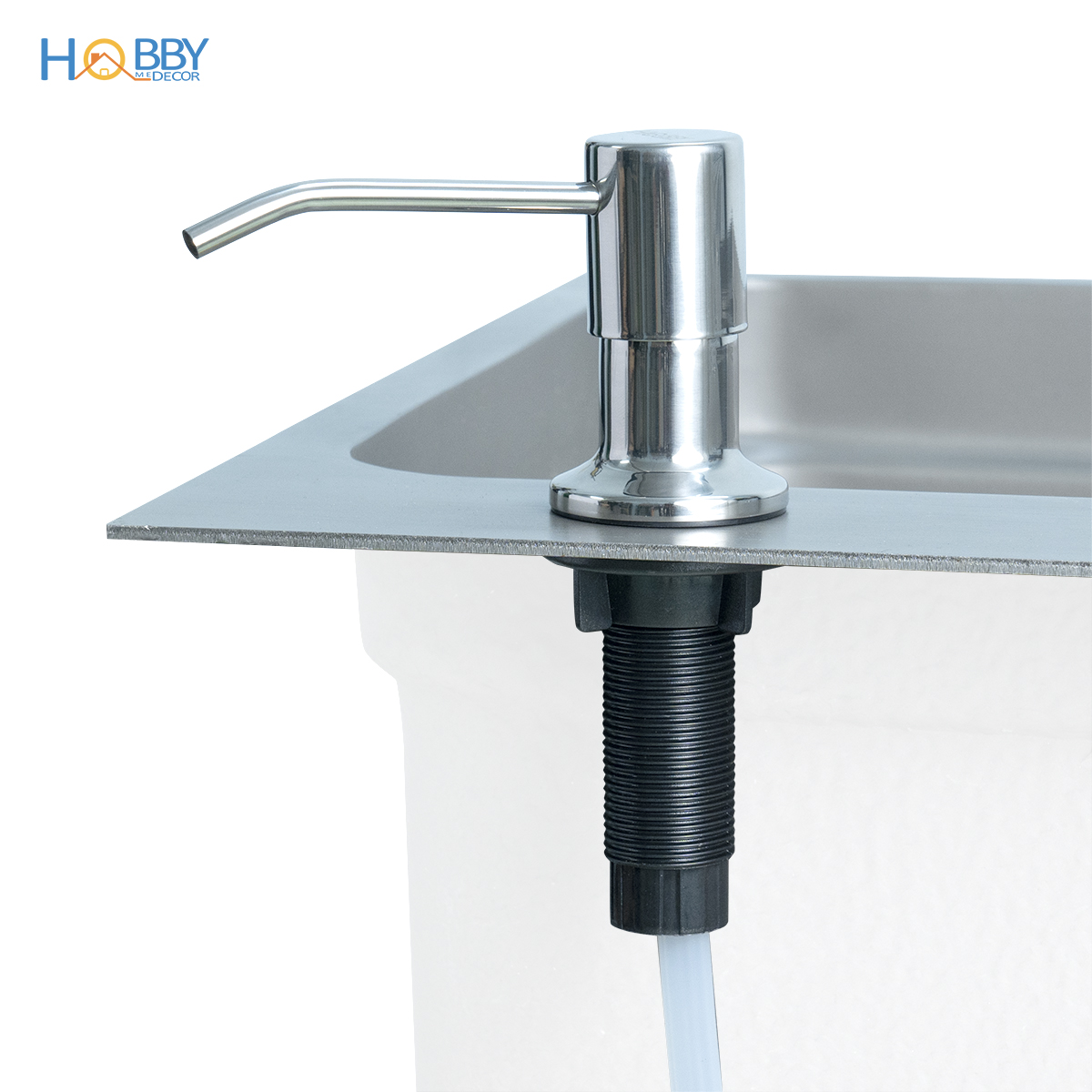 Vòi bơm hút nước rửa chén inox 304 bóng cao cấp Hobby Home Decor NRC5