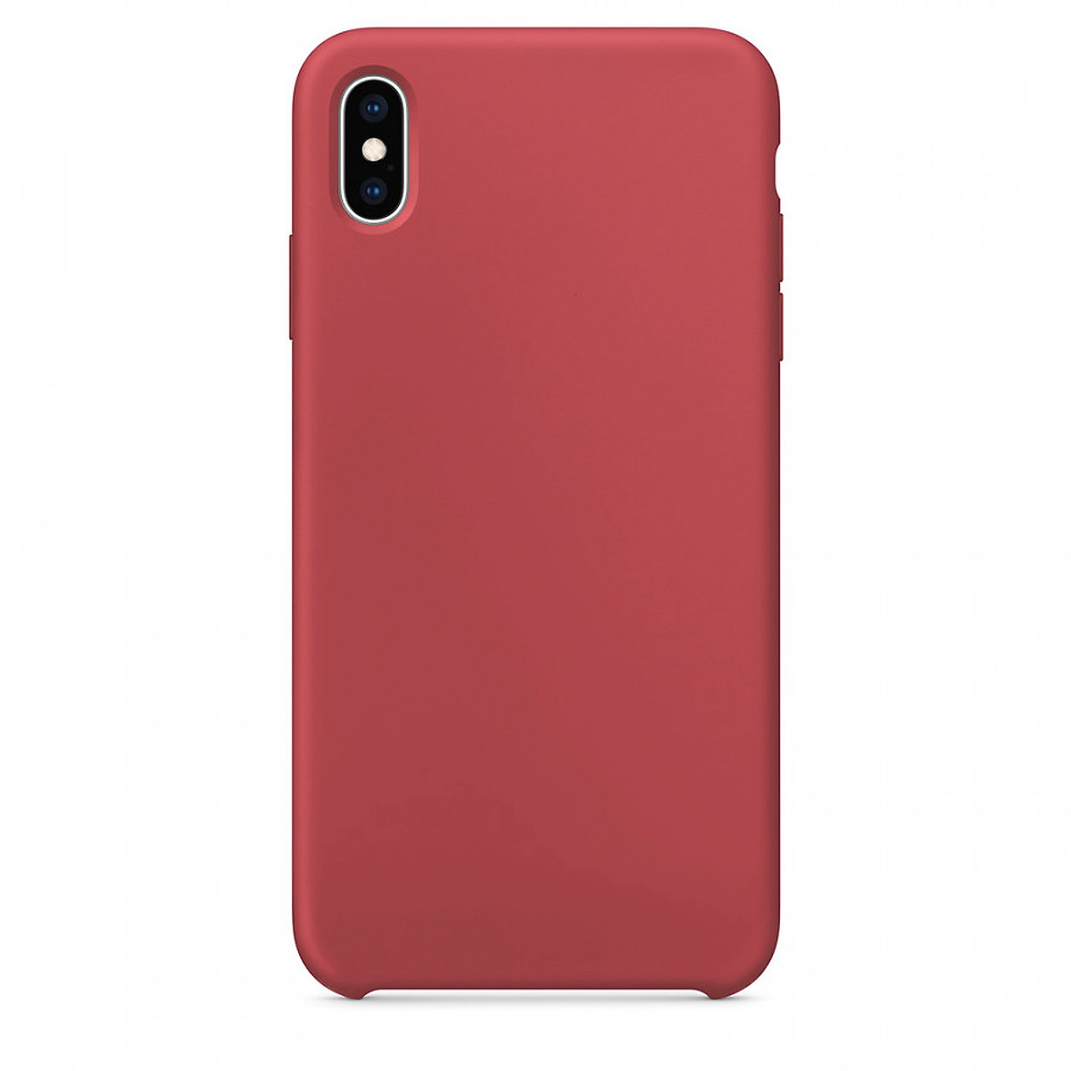 Ốp lưng silicone case cho iPhone X/ XS chống sốc chống bám bẩn có lớp nhung lót mặt trong chống trầy xước điện thoại - Hàng chính hãng