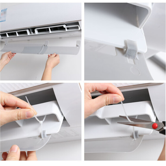Adjustable Portable Air Conditioner Wind Shield Cold Wind Gas Deflectors Anti Direct Blowing Retractable Baffle Clip Type Stretcha