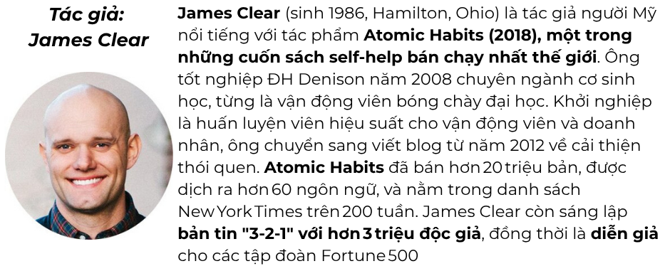 Thay Đổi Tí Hon - Hiệu Quả Bất Ngờ Atomic Habits (Tái Bản Lần 4)