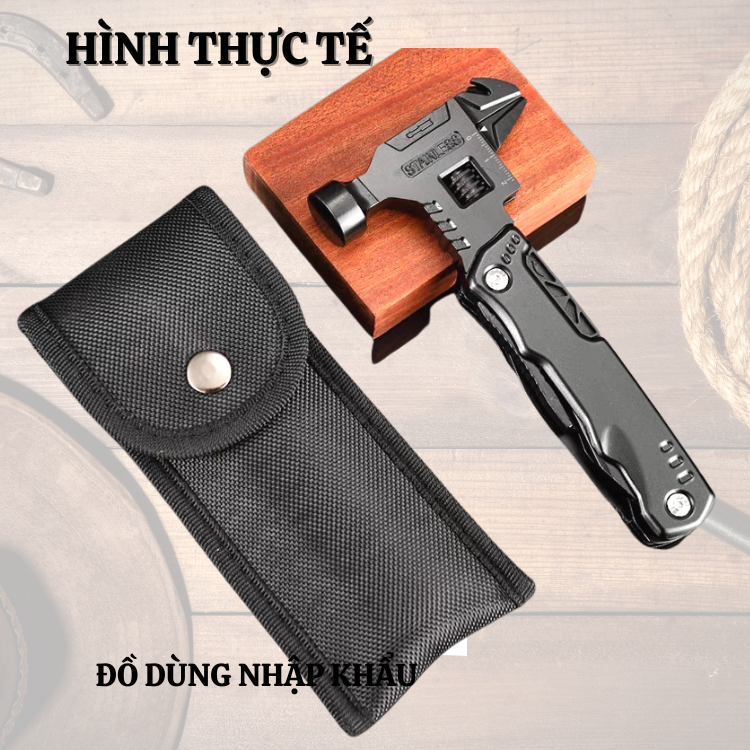 Búa mỏ lết đa năng 16 chi tiết gấp gọn-Đồ dùng thông minh