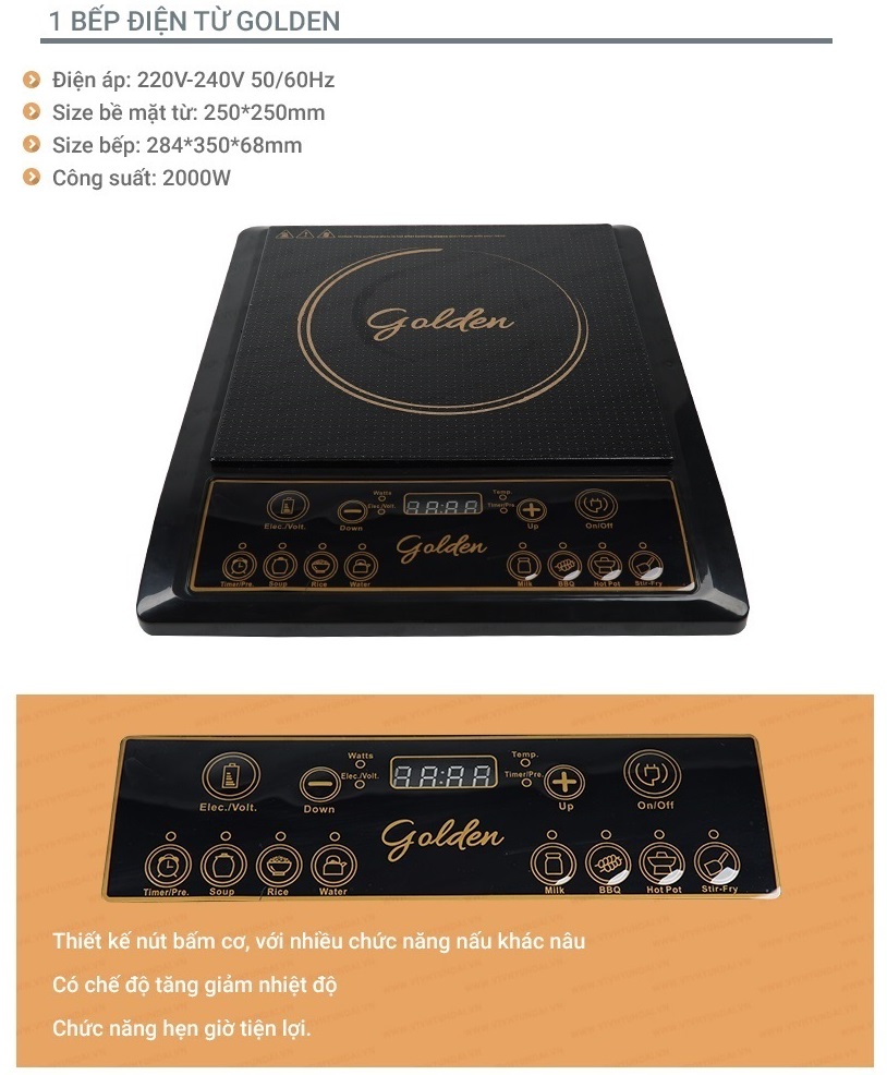 Bếp từ đơn Golden