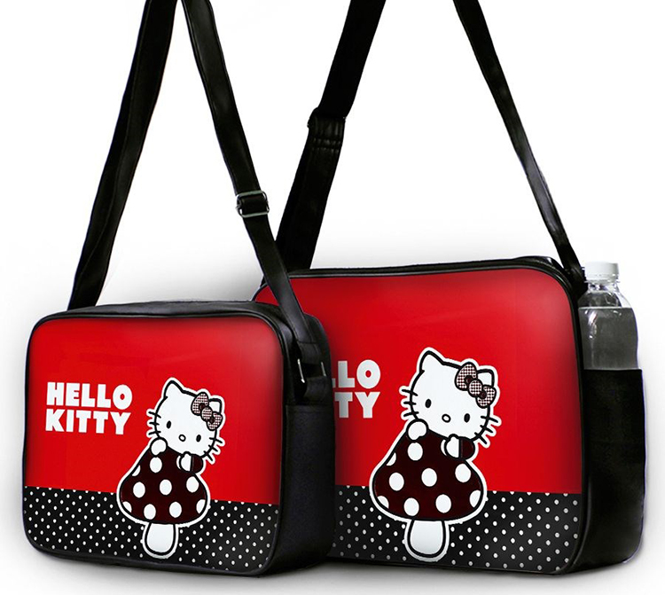Túi Đeo Chéo Unisex Hộp Hello Kitty Trên Cây Nấm TCCT022