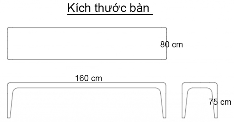 Bộ Bàn Ăn Latus - Neva Màu Walnut 6 Ghế IBIE DTLANWN6