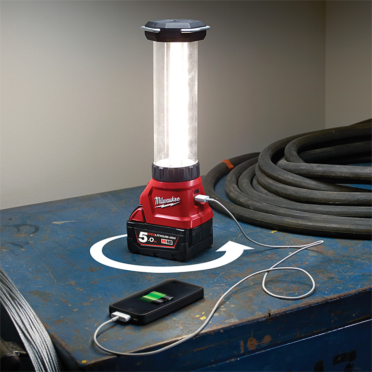 Thân Đèn LED báo hiệu Milwaulkee M18 LL- 0