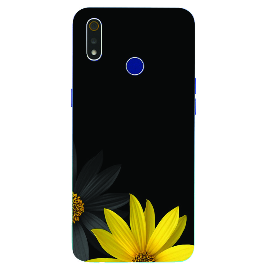 Ốp lưng cứng viền dẻo dành cho điện thoại Oppo Realme 3 Pro - Cánh hoa đẹp MS CHDEP006