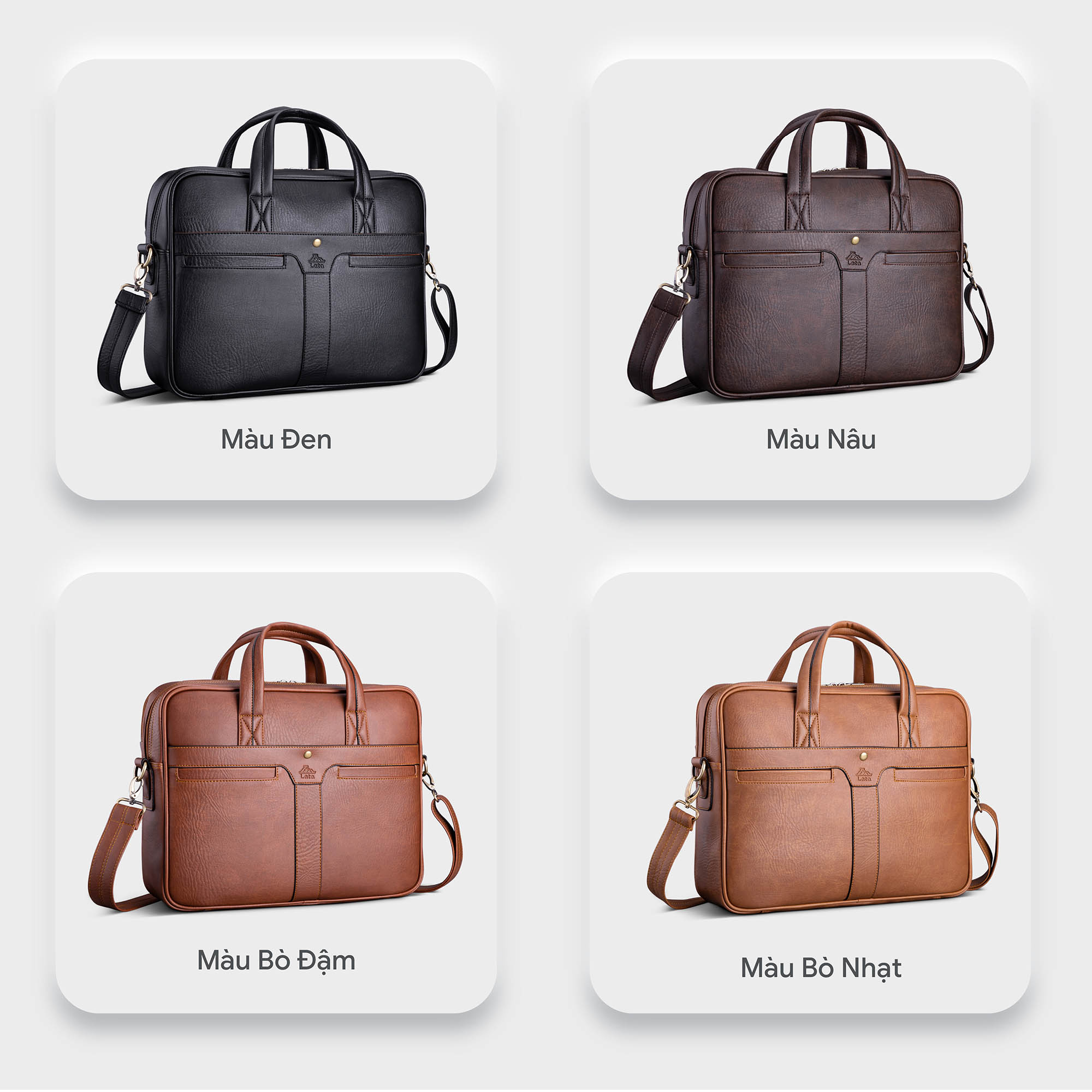 Cặp Công Sở Lata ( Thời trang nam basic - Cặp da CA34 )