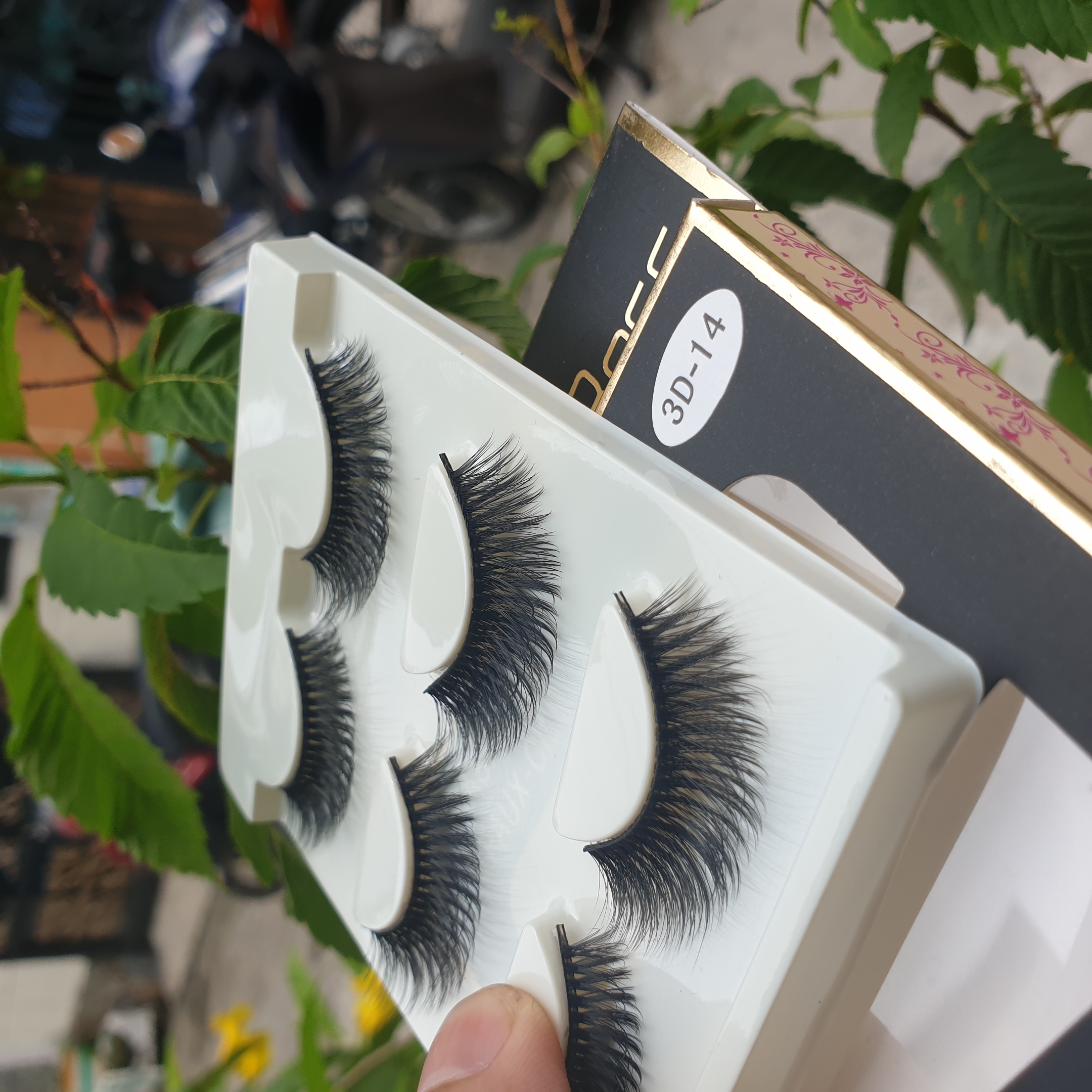Lông mi giả lông chồn 3 Fashion Eyelashes 3 Faux-Cils 3D 1 bộ 3 cặp