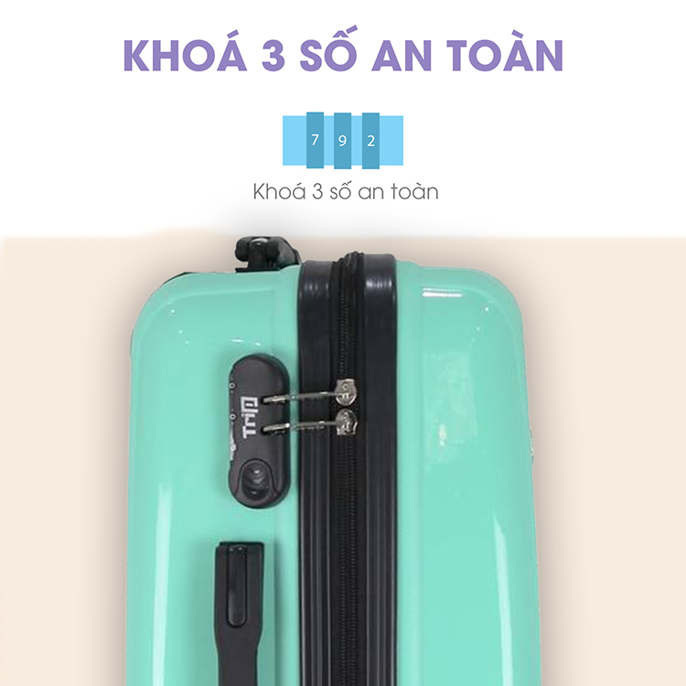 Vali Nhựa Dẻo TRIP PP103 - Xanh Ngọc