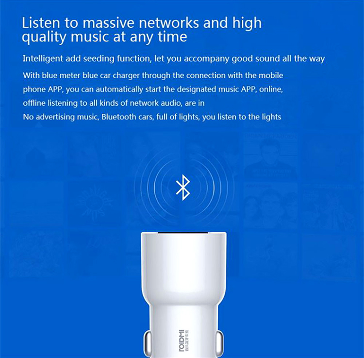 XIAOMI ROIDMI 3S Bluetooth Car Charger