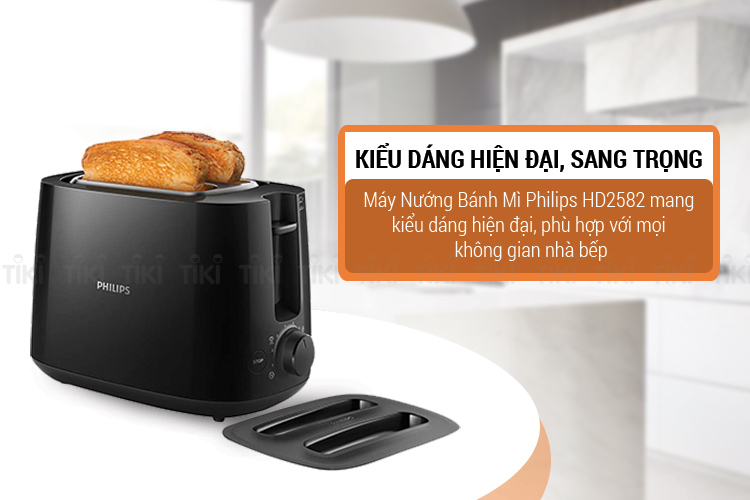 Máy Nướng Bánh Mì Philips HD2582 (830W)