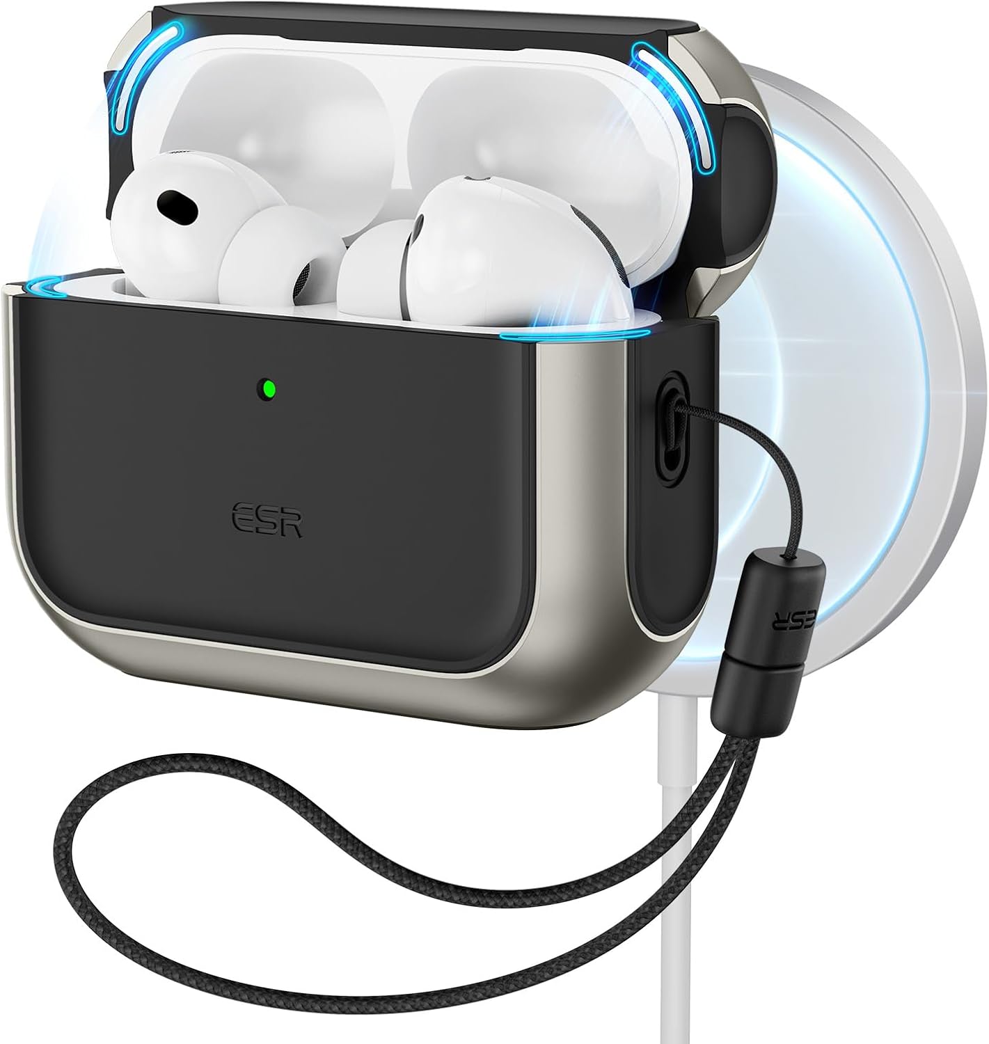 Bao Case cho Airpods Pro 3 (2025) ESR Orbit Colors Hybrid Magnetic Case - Hàng Chính Hãng