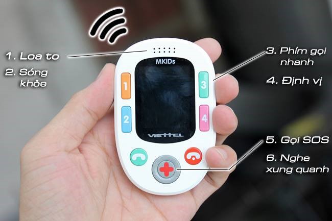 Điện Thoại Trẻ Em MKIDS - Hàng Chính Hãng Của Viettel