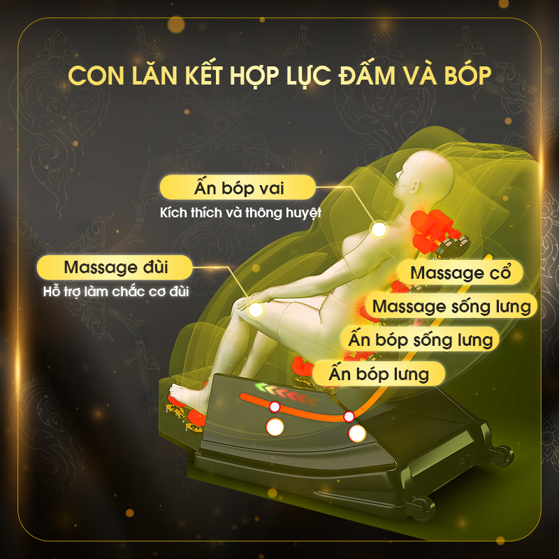 Ghế massage toàn thân Anzani D2 7