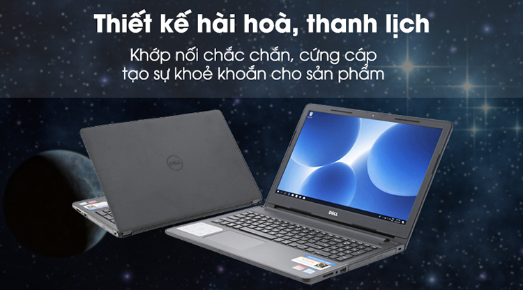 Laptop Dell Inspiron - N3576 C5I3133W-Black Core i3-7020U 4GB 1T AMD R7 520 2GB 15.6
