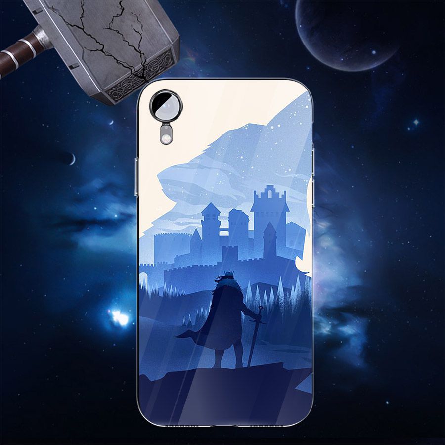 Ốp kính cường lực dành cho điện thoại iPhone XR - X/XS - XS MAX - cuộc chiến vương quyền - got031