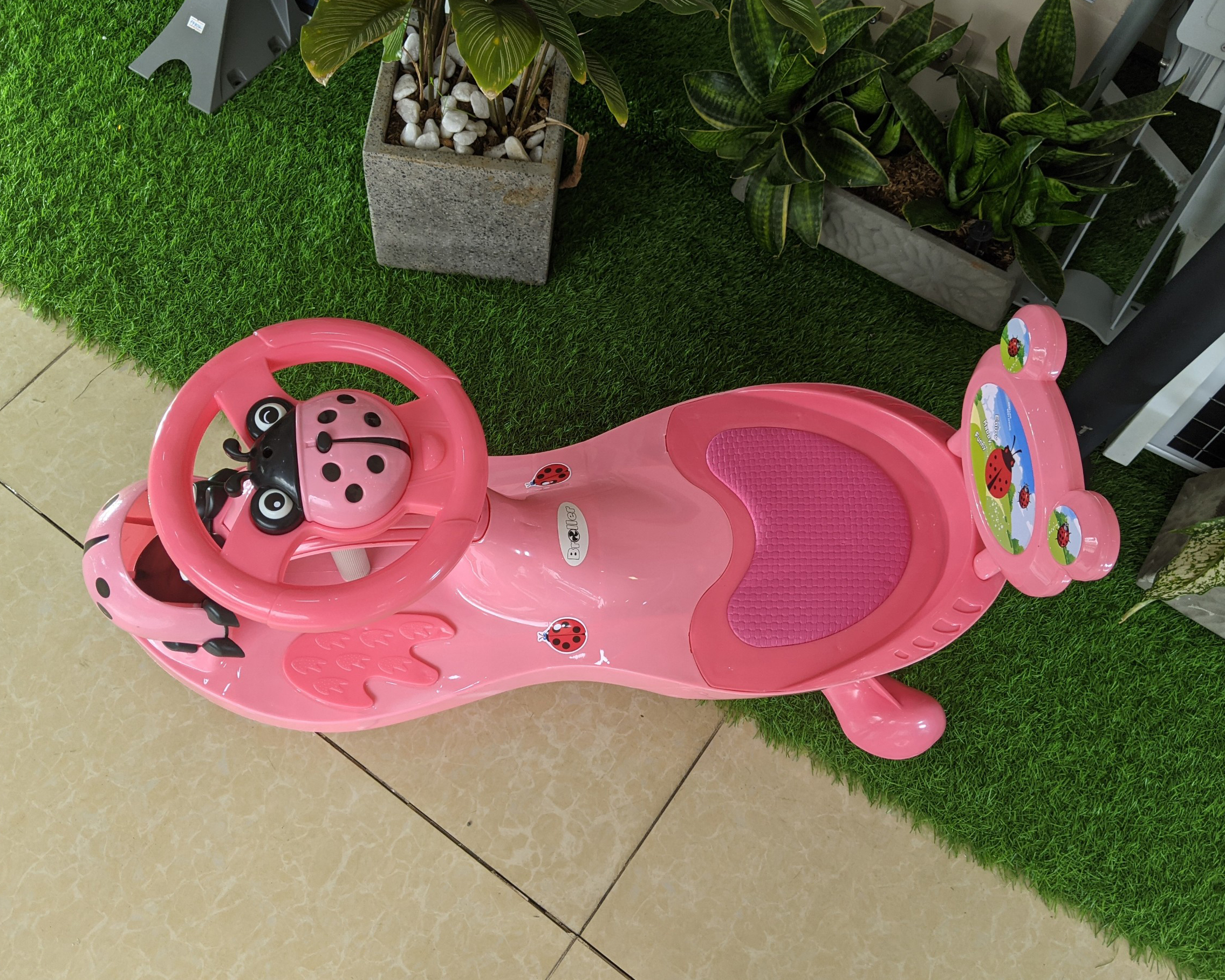 xe lắc tay cho bé có nhạc baby plaza hzl-288-1 18