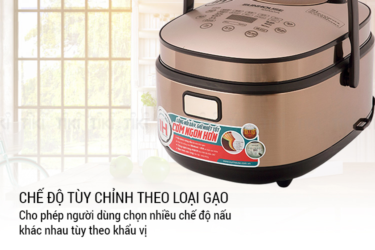 Nồi Cơm Điện Cao Tần Sunhouse Mama SHD8955 (1.5 Lít) - Hàng Chính Hãng