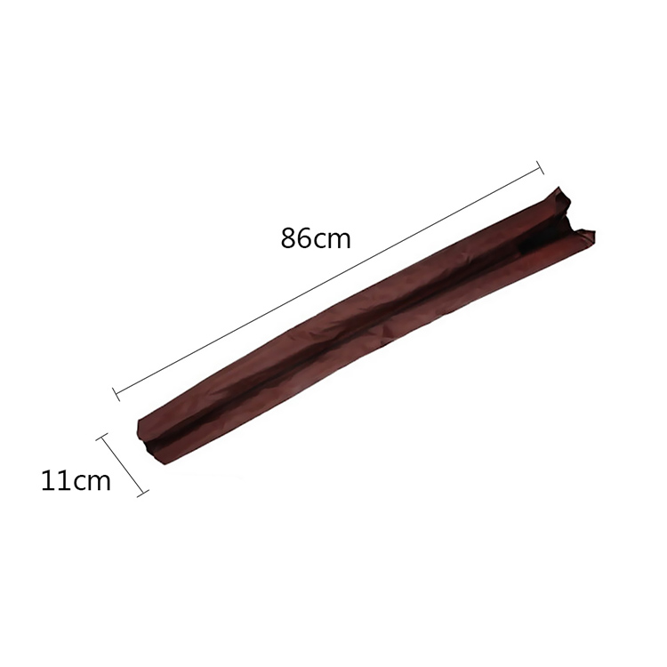 Practical Door Twin Draft Guard Wind Air Dust Insulator Door Stopper Energy Saving Protector Doorstop Brown