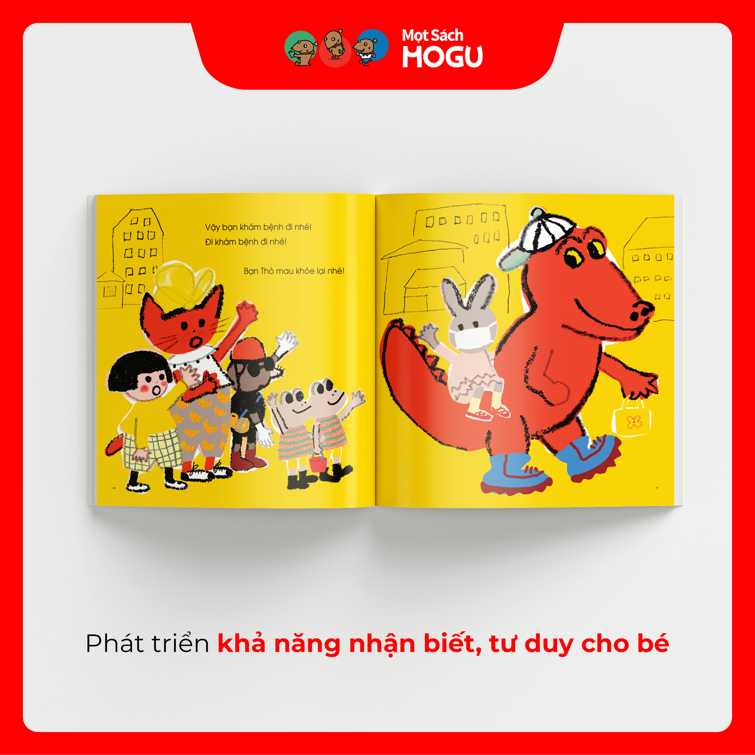 Truyện Ehon bé 1-2-3 tuổi - Bạn đi đâu đấy?
